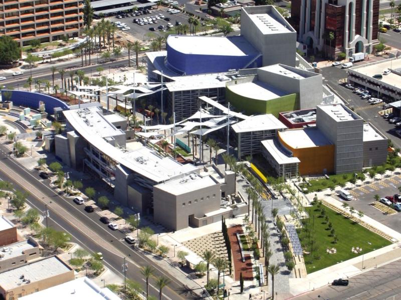 Mesa Arts Center aerial view