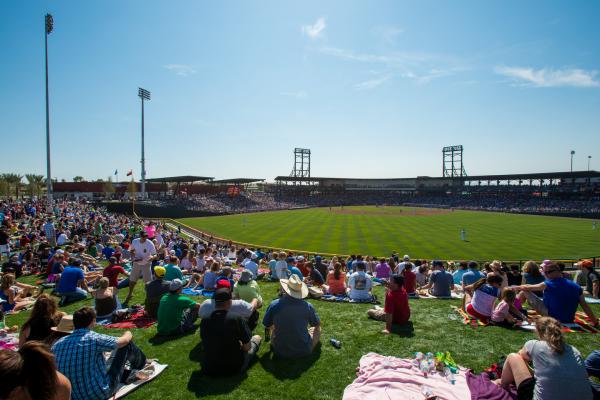 Cubs Park Outfield photo credit Visit Mesa